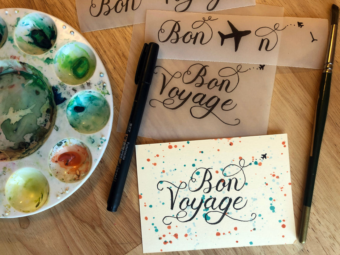 A Bon Voyage Greeting Card