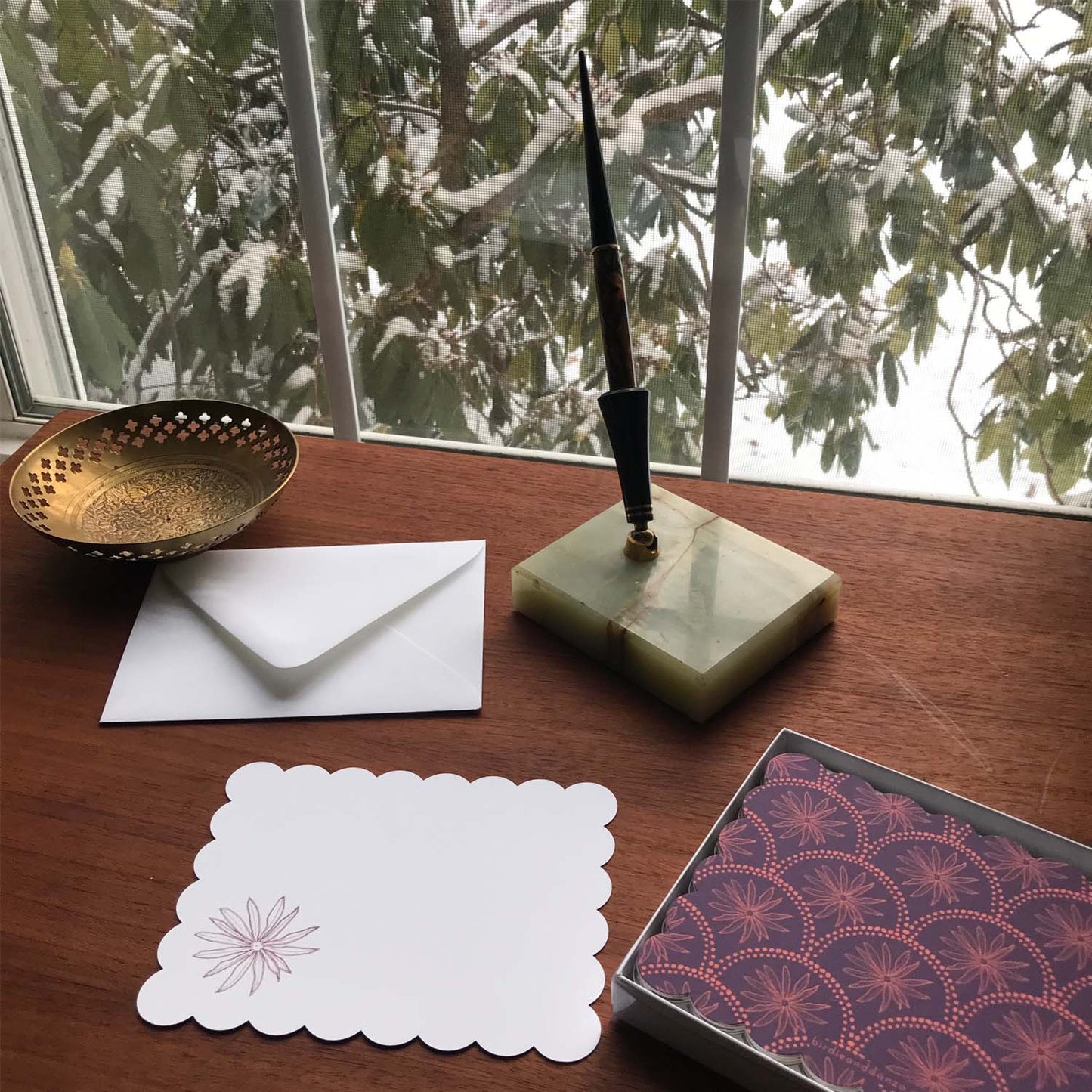 Dot and Bloom Note Card