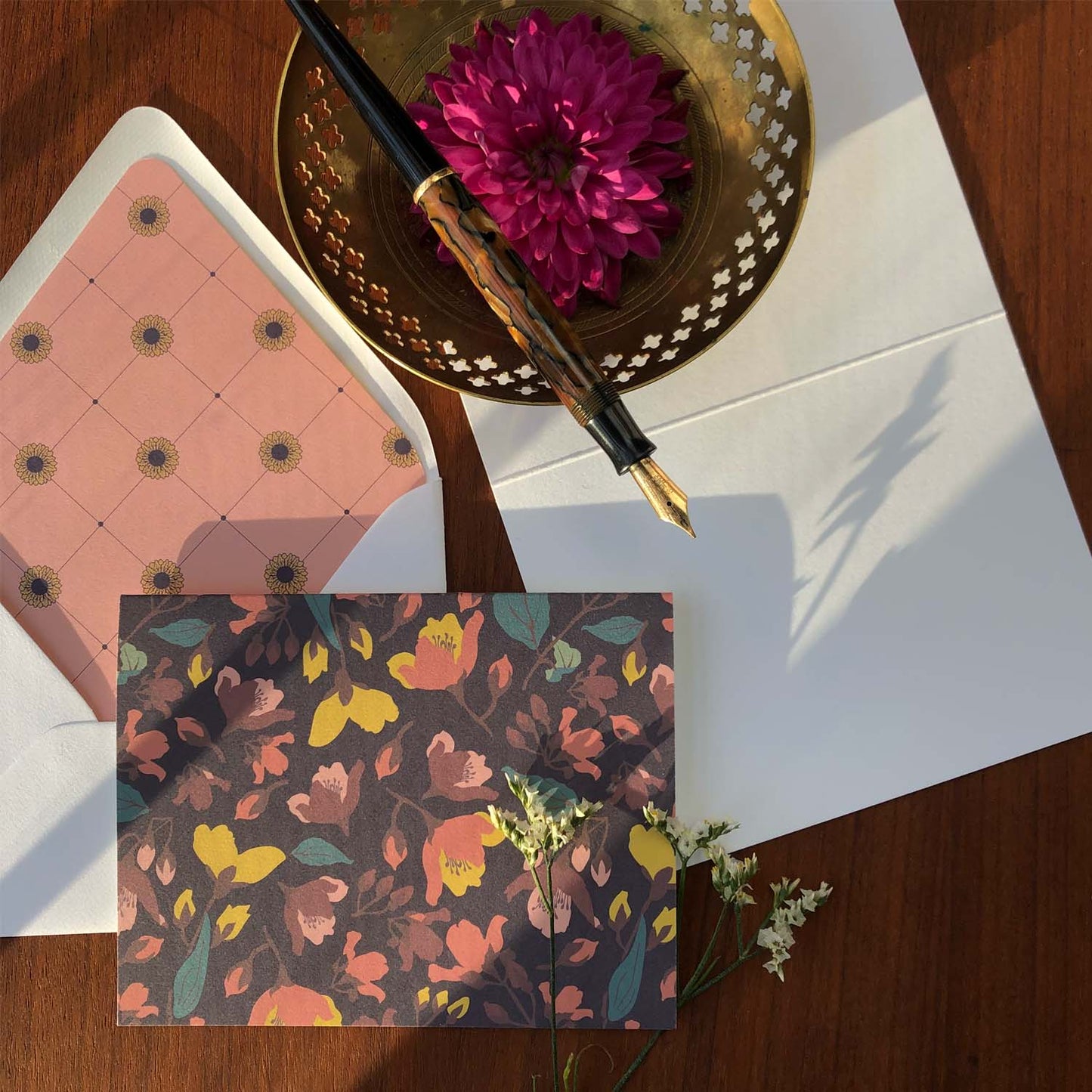 Mock Orange Folded Cards