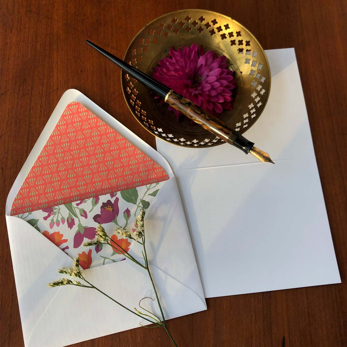 Mock Orange Folded Cards