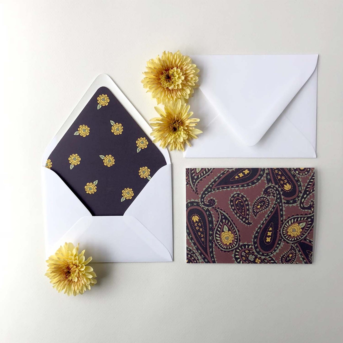 Paisley Dance Folded Cards