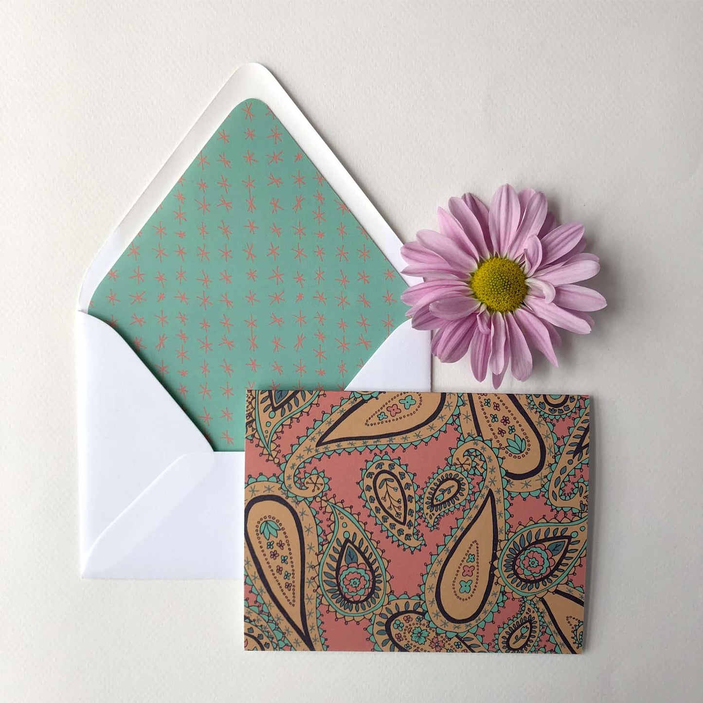 Paisley Dance Folded Cards